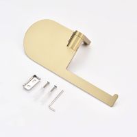 Держатель туалетной бумаги Raglo с полкой Золото матовое арт-R300.03.03 — фото 12, Держатели туалетной бумаги