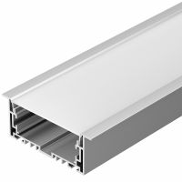 Профиль алюминиевый Arlight встраиваемый Серебристый арт-021178(1) — фото 1, Профили для светодиодных лент