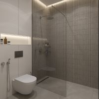 Душевая перегородка STWORKI Берген 110 MV-BE-110-CR профиль Хром глянцевый стекло прозрачное арт-583072 — фото 1, Душевые перегородки