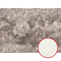 Фреска Ortograf Цветы 33476 Фактура флок FLK Флизелин (3,7*2,7) Коричневый, Цветы/Абстракция арт-33476 (флок FLK) — фото 1, Фрески