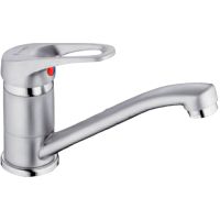 Смеситель для кухни Frap H13-1 Хром матовый арт-F4513-1 — фото 1, Смесители для кухни