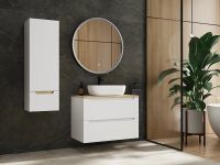 Тумба под раковину Style Line Бали 80 подвесная Белый софт арт-ЛС-00002339 — фото 8, Тумбы под раковину