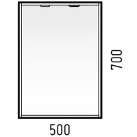 Зеркало Corozo Орегон 50/С с подсветкой Пайн с механическим выключателем арт-SD-00001435 — фото 5, Зеркала в ванную комнату