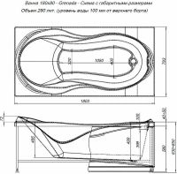 Товар: Акриловая ванна Aquanet Grenada 180x80 без гидромассажа арт-205395 - фото 5 Акриловая ванна Aquanet Grenada 180x80 без гидромассажа арт-205395 — фото 5, Акриловые ванны