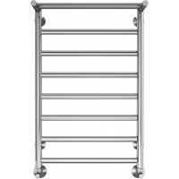 Водяной полотенцесушитель Terminus Хендрикс П8 500x800 с полкой Хром, нижнее подключение, G 1/2" ВР арт-4670078530424 — фото 2, Водяные полотенцесушители