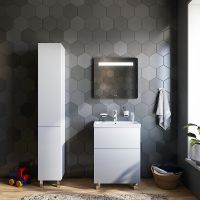 Тумба под раковину AM.PM Gem 60 Белая арт-M90FSX06022WG32 — фото 8, Тумбы под раковину