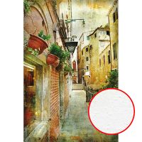 Фреска Ortograf Городской пейзаж 0716 Фактура бархат FX Флизелин (1*1,5) Бежевый, Город/Пейзаж арт-0716 (бархат FX) — фото 1, Фрески