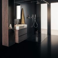 Товар: Шкаф пенал Laufen Val 30 подвесной Темный вяз арт-4.1090.1.160.103.1 - фото 2 Шкаф пенал Laufen Val 30 подвесной Темный вяз арт-4.1090.1.160.103.1 — фото 2, Пеналы для ванной комнаты