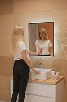 Зеркало Silver Mirrors Spell Black 60 с подсветкой Черное с бесконтактным выключателем арт-LED-00002972 — фото 11, Зеркала в ванную комнату