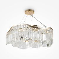 Люстра Maytoni Diamant Crystal Gracia Прозрачная Золото арт-DIA201PL-10G — фото 5, Люстры