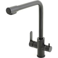 Товар: Смеситель для кухни Orange Steel Черный арт-M99-008b - фото 7 Смеситель для кухни Orange Steel Черный арт-M99-008b — фото 7, Смесители для кухни