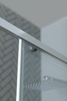 Душевой уголок Aquanet Pleasure Evo AE65-120x80-CT 120x80 профиль Хром стекло прозрачное арт-324119 — фото 11, Прямоугольные душевые уголки