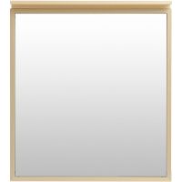 Зеркало Allen Brau Priority 70 с подсветкой Латунь браш арт-1.31014.03 — фото 2, Зеркала в ванную комнату