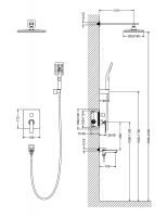 Товар: Душевая система Timo Torne Черный арт-SX-4399/03SM - фото 6 Душевая система Timo Torne Черный арт-SX-4399/03SM — фото 6, Встраиваемые душевые комплекты