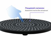 Верхний душ Gappo Черный матовый арт-G006-25 — фото 2, Верхние души