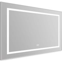 Зеркало BelBagno Kraft 98.5 с подсветкой с подогревом Сатин с сенсорным выключателем арт-SPC-KRAFT-985-685-TCH-WARM — фото 6, Зеркала в ванную комнату