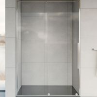 Душевая дверь Vincea Arno 120 профиль Хром стекло прозрачное арт-VPS-1A120CL — фото 1, Раздвижные душевые двери