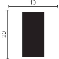 Молдинг Decor-Dizayn 2000x20x10 мм арт-DD610 — фото 4, Молдинги