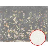 Фреска Ortograf Silver&Gold 32806 Фактура флок FLK Флизелин (3,6*2,7) Серый/Разноцветный, Цветы арт-32806 (флок FLK) — фото 1, Фрески