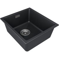 Товар: Кухонная мойка Paulmark Lumi 41 UNI Черная арт-LU41-BL - фото 2 Кухонная мойка Paulmark Lumi 41 UNI Черная арт-LU41-BL — фото 2, Кухонные мойки