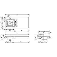 Товар: Тумба с раковиной Эстет Dallas Luxe 105 L Белая арт-ФР-00009666 - фото 8 Тумба с раковиной Эстет Dallas Luxe 105 L Белая арт-ФР-00009666 — фото 8, Тумбы с раковиной