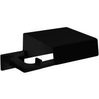 Держатель туалетной бумаги Colombo Design Look с крышкой Черный матовый арт-B1691.NM — фото 1, Держатели туалетной бумаги