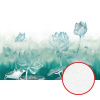 Фреска Ortograf Grafika Natura 31519 Фактура бархат FX Флизелин (4,5*2,7) Зеленый, Цветы арт-31519 (бархат FX) — фото 1, Фрески