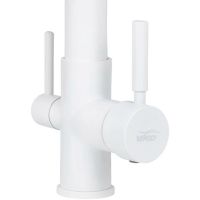 Смеситель для кухни Viko Белый матовый арт-V-5604 — фото 3, Смесители для кухни