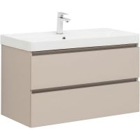 Тумба под раковину Aquanet Вега 2.0 90 подвесная Бежевая арт-337944 — фото 1, Тумбы под раковину