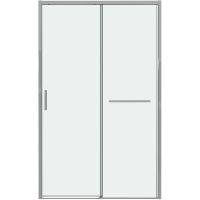 Душевая дверь Grossman Style 110 профиль Хром стекло прозрачное арт-100.K33.05.110.10.00 — фото 10, Раздвижные душевые двери