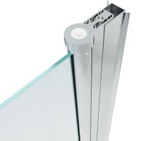 Душевой уголок Triton Форта-Хром 90х90 профиль Хром стекло прозрачное арт-Щ0000053344 — фото 8, Квадратные душевые уголки