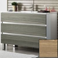 Тумба с раковиной SanVit Кубэ-3 70 с фактурой под дерево Карпатская ель арт-kkube3070 — фото 1, Тумбы с раковиной