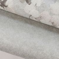 Обои Solo Lunaria Винил на флизелине (1,06*10) Серый/Серебряный, Однотонные/Штукатурка арт-E106409 — фото 2, Обои для стен