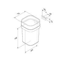 Стакан для зубных щеток AM.PM Func Хром арт-A8F34300 — фото 7, Стаканы для зубных щеток