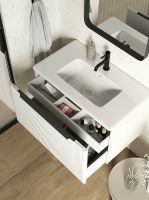 Тумба под раковину Creto Luna 60 подвесная Ivory арт-17-IV60 — фото 6, Тумбы под раковину