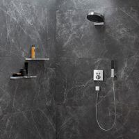 Душевой гарнитур Hansgrohe Rainfinity Хром Черный арт-26857000 — фото 3, Душевые гарнитуры на держателе
