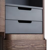 Шкаф пенал AM.PM Sensation 40 L подвесной Орех арт-M30CHL0406NF — фото 4, Пеналы для ванной комнаты