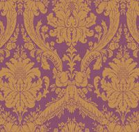 Обои Milassa Gem Флизелин (1*10,05) Фиолетовый/Золото, Дамаск арт-Gem7 020 — фото 1, Обои для стен