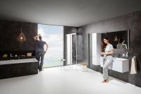 Душевой уголок Ravak Matrix MSDPS 100x80 L профиль Хром стекло Transparent арт-0WLA4C00Z1 — фото 7, Прямоугольные душевые уголки