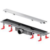 Душевой лоток AM.PM PrimeFlow 60 с решеткой Хром матовый / под плитку Tile арт-W02SC-U11-060-04SB — фото 4, Душевые лотки