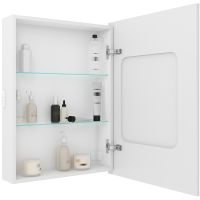 Зеркальный шкаф Континент Allure LED 60 R с подсветкой Белый арт-МВК005 — фото 3, Зеркальные шкафы в ванную