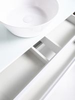 Тумба с раковиной Orange Otto 100 подвесная Белый глянец арт-Ot-100TuGLASS+B08-360W — фото 5, Тумбы с раковиной