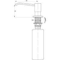 Товар: Дозатор для моющего средства ZorG Нержавеющая сталь арт-ZR-28 CR - фото 2 Дозатор для моющего средства ZorG Нержавеющая сталь арт-ZR-28 CR — фото 2, Дозаторы для кухонных моек