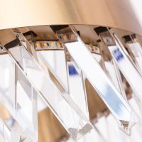 Подвесной светильник Divinare Corona Прозрачный Золото арт-1685/01 SP-1 — фото 2, Подвесные светильники