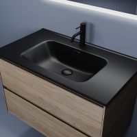 Тумба под раковину Sancos Cento 80 подвесная Карпатская ель арт-CN80KE — фото 7, Тумбы под раковину