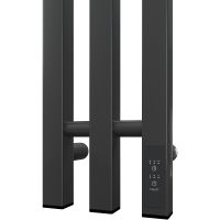 Электрический полотенцесушитель Point Гермес П3 120x1200 диммер справа Графит блеск арт-PN13822GB — фото 3, Электрические полотенцесушители