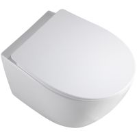 Унитаз Orange подвесной с сиденьем Микролифт арт-C07-150W — фото 4, Подвесные унитазы