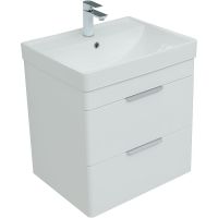 Тумба под раковину Aquanet Ирис new 60 подвесная Белая глянцевая арт-310144 — фото 7, Тумбы под раковину