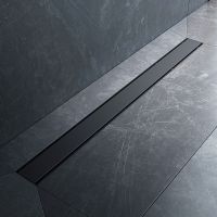 Душевой лоток AM.PM PrimeFlow 90 с Черной матовой решеткой / под плитку Tile арт-W02SC-U11-090-04BM — фото 5, Душевые лотки