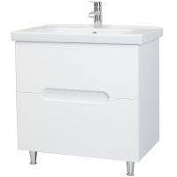 Тумба под раковину Bellezza Андрэа 80 Белая арт-4639013110015 — фото 1, Тумбы под раковину